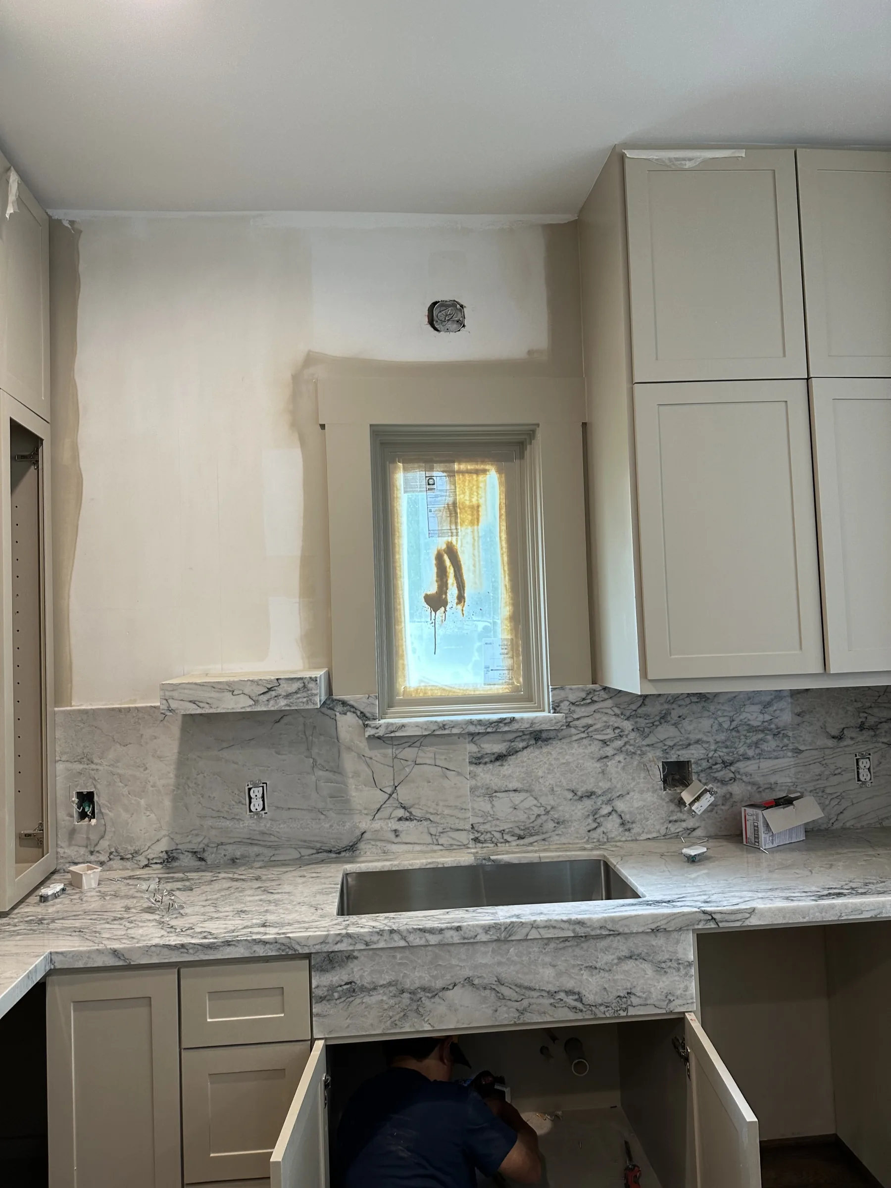 Kitchen finishes taking shape