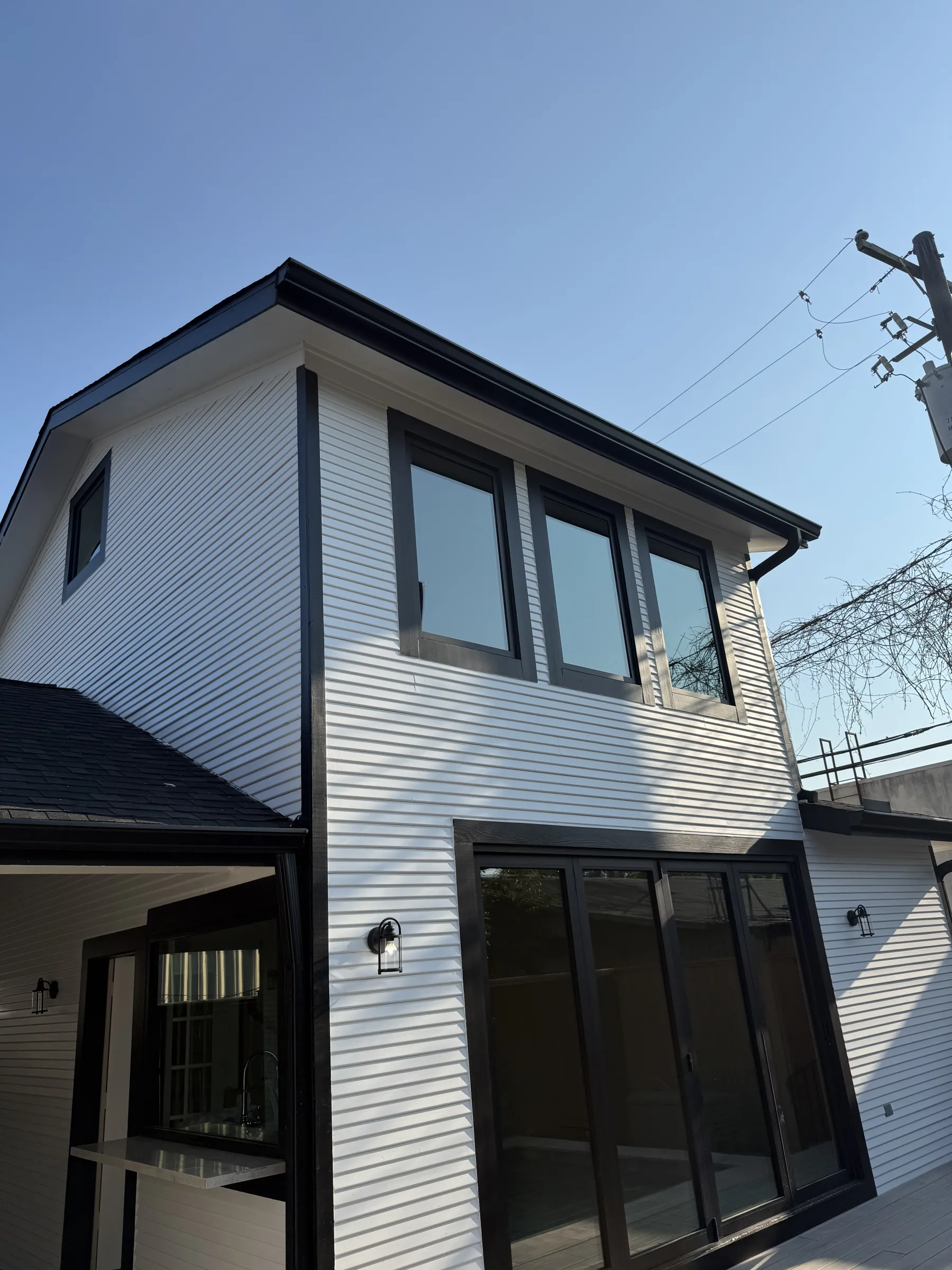 Completed detached garage and second-floor office